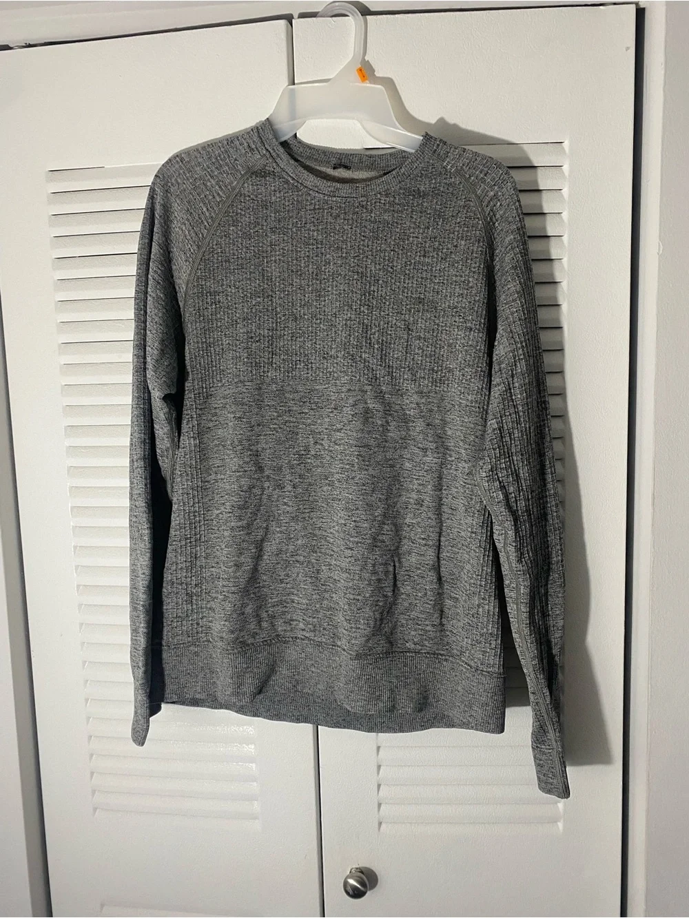lululemon athletica Men's Heather Grey Crewneck Sweater
